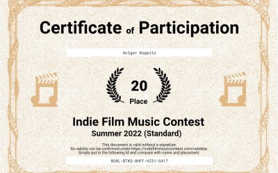 Indie Film Music Contest 2022